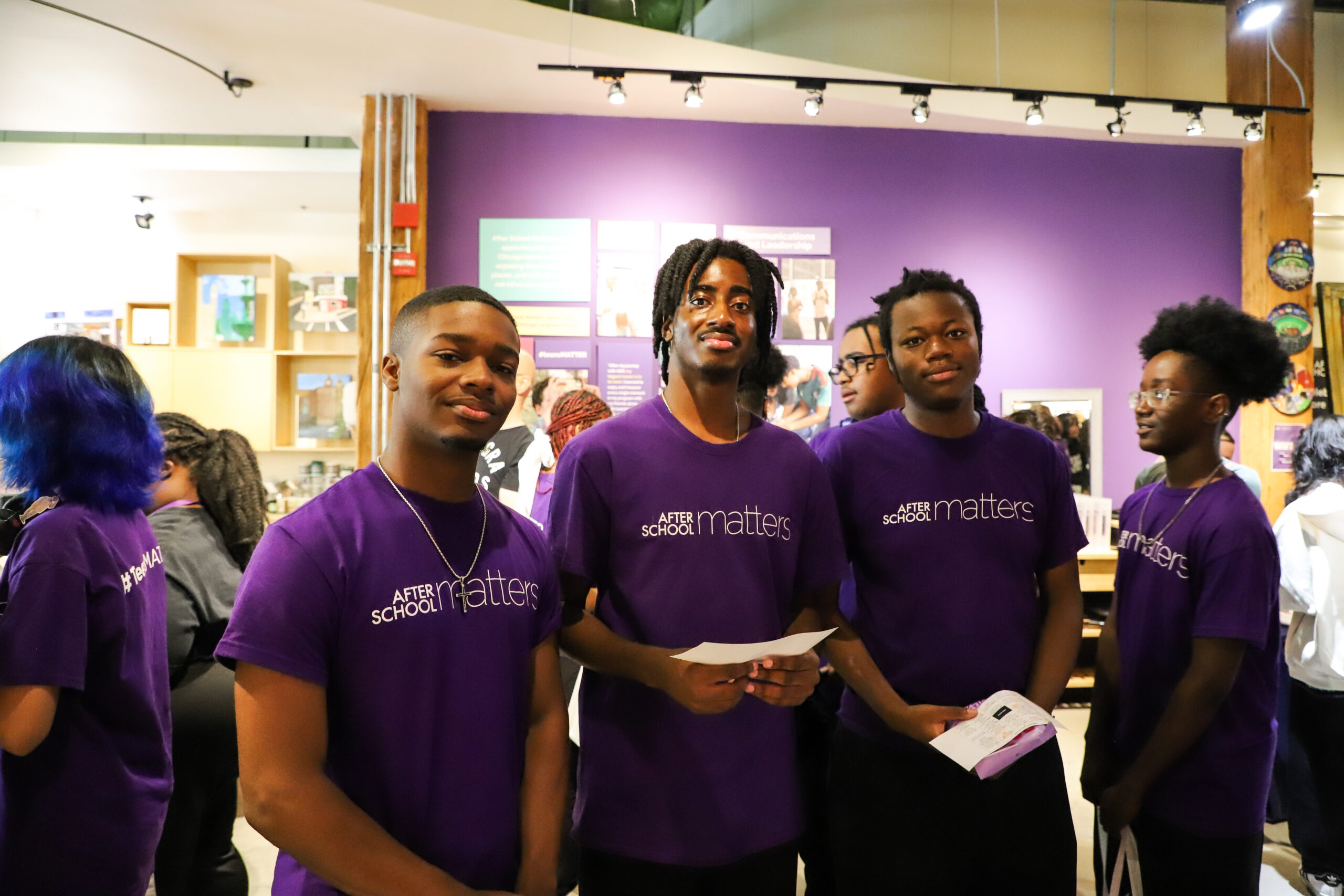 A group of people from After School Matters.